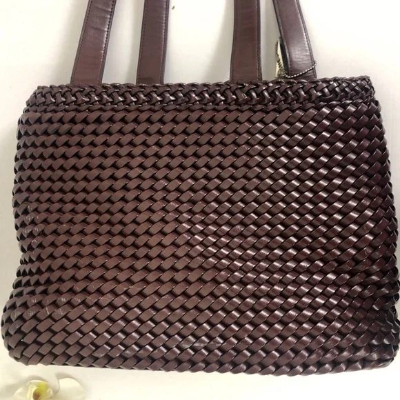 Nine West Woven Brown Shoulder Bag - Picture 8 of 12